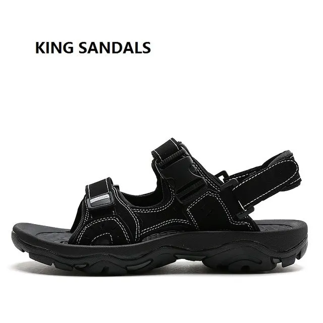 Brand Men PU Sandals Summer Beach Outdoor Sport Black School Shoes Hiking Sneakers Quick Drying Shoes