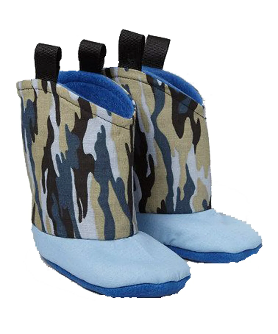 Camo Blue Boots for that little hunter in your life