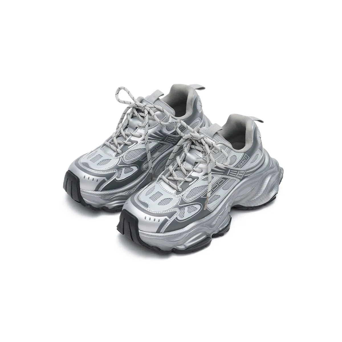 Fancy Silver Training Sneakers