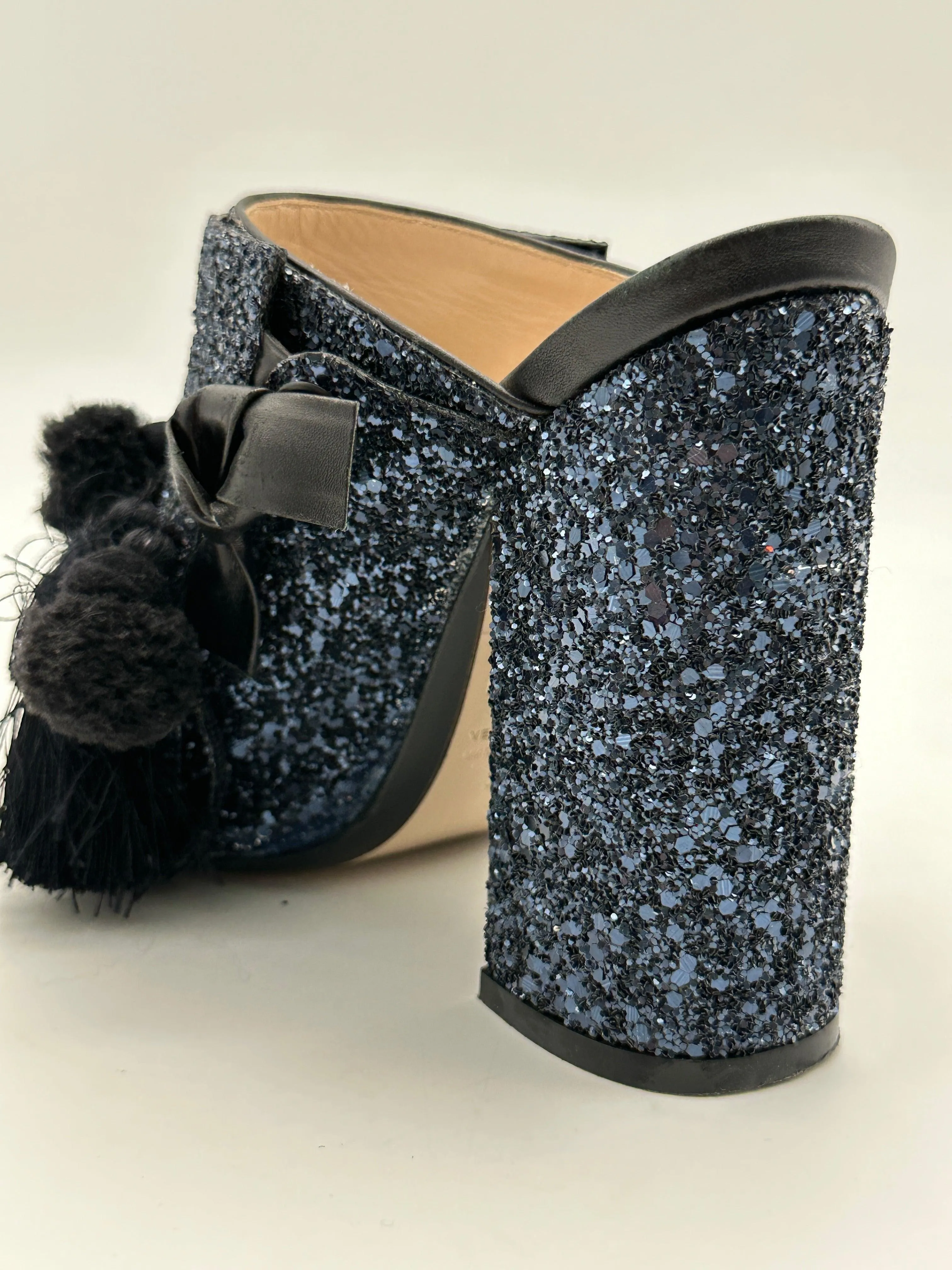 Glitter Mules