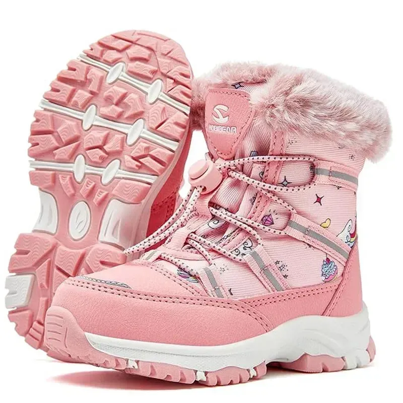 High-Quality Plush Snow Boots for Girls and Boys