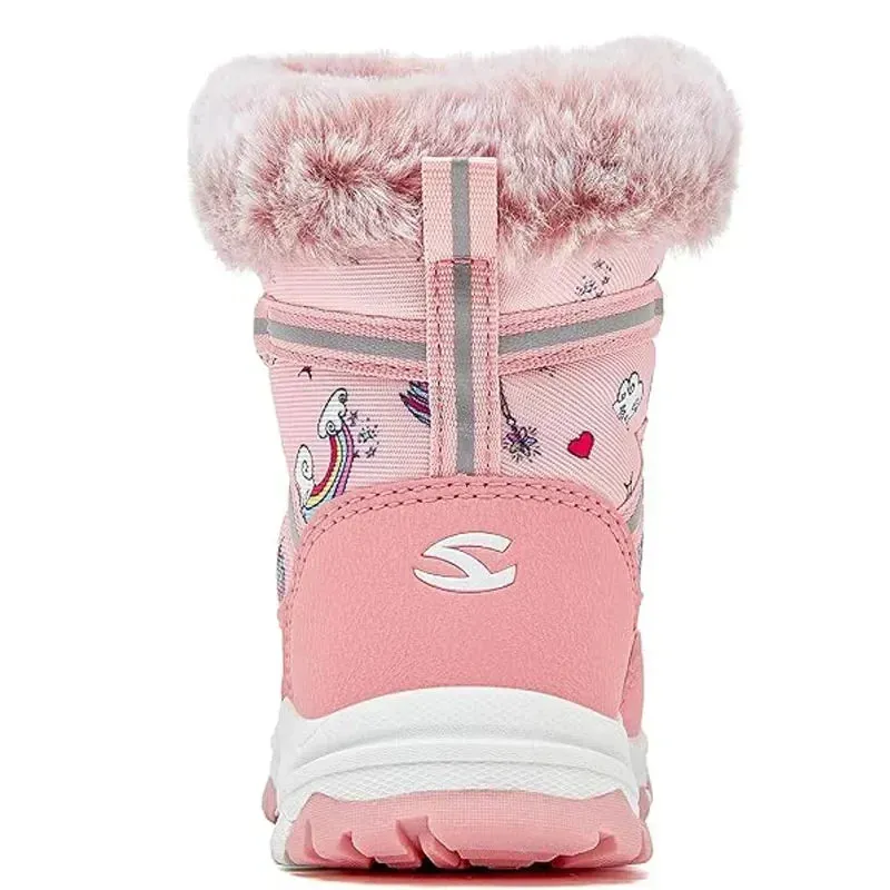 High-Quality Plush Snow Boots for Girls and Boys