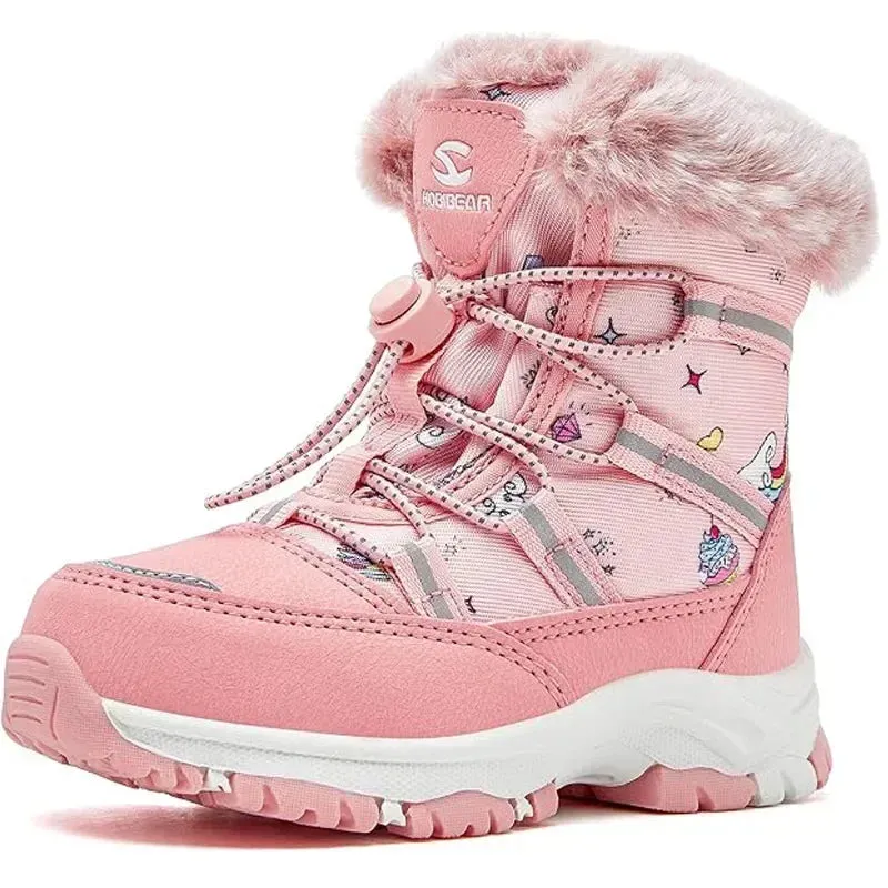 High-Quality Plush Snow Boots for Girls and Boys