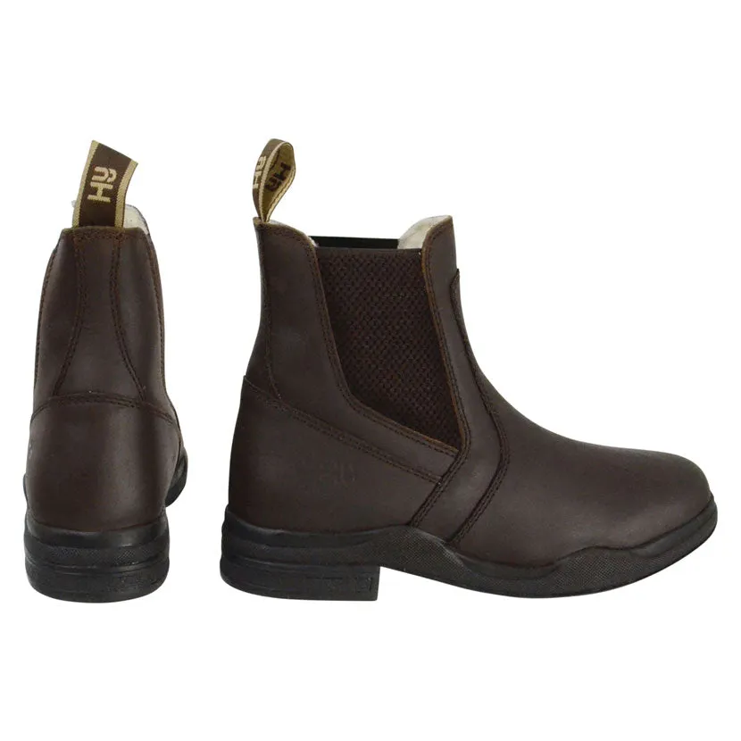 HyLAND Fleece Lined Wax Leather Jodhpur Boot