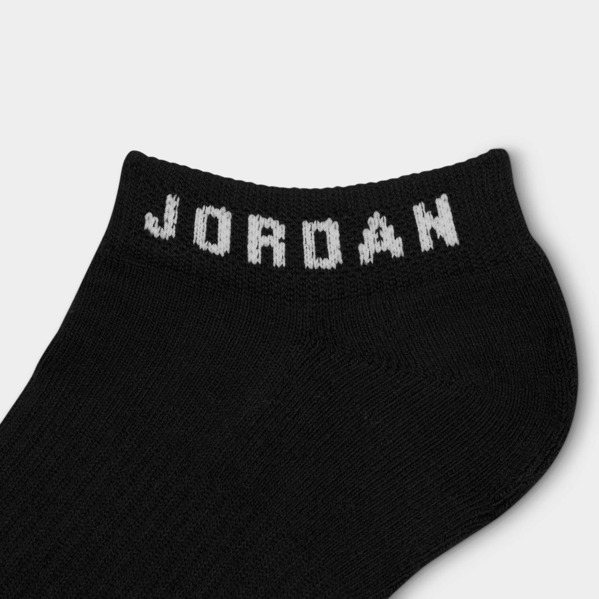 Jordan Everyday No Show Socks (3 Pack) Black / White