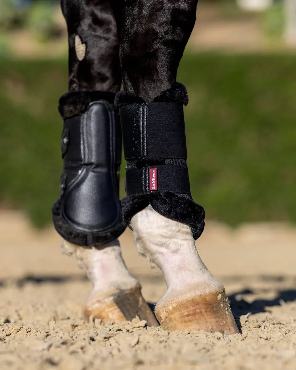 LeMieux Fleece Edged Mesh Brushing Boots