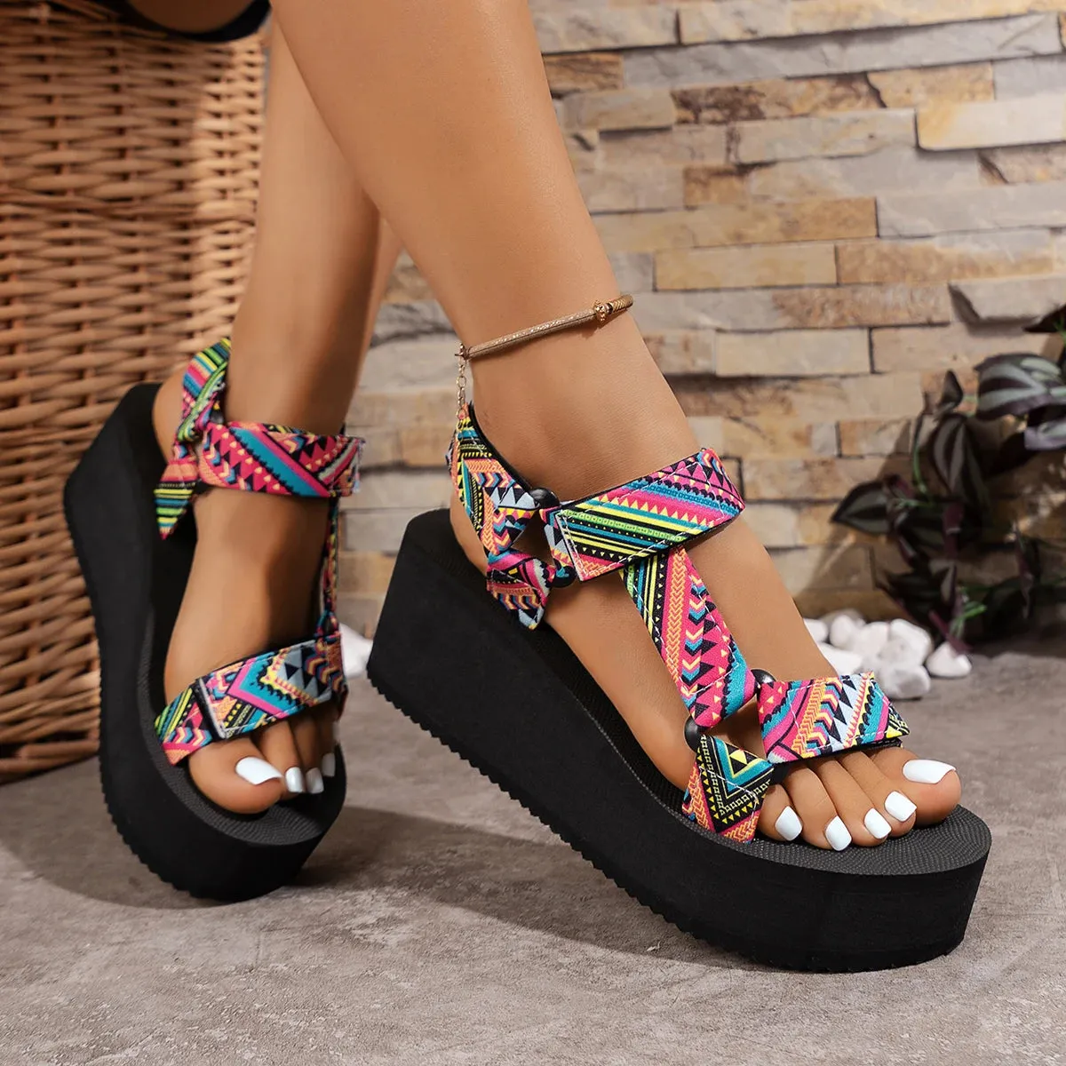 Naomi - Trendy Flat Beach Sandals for Women