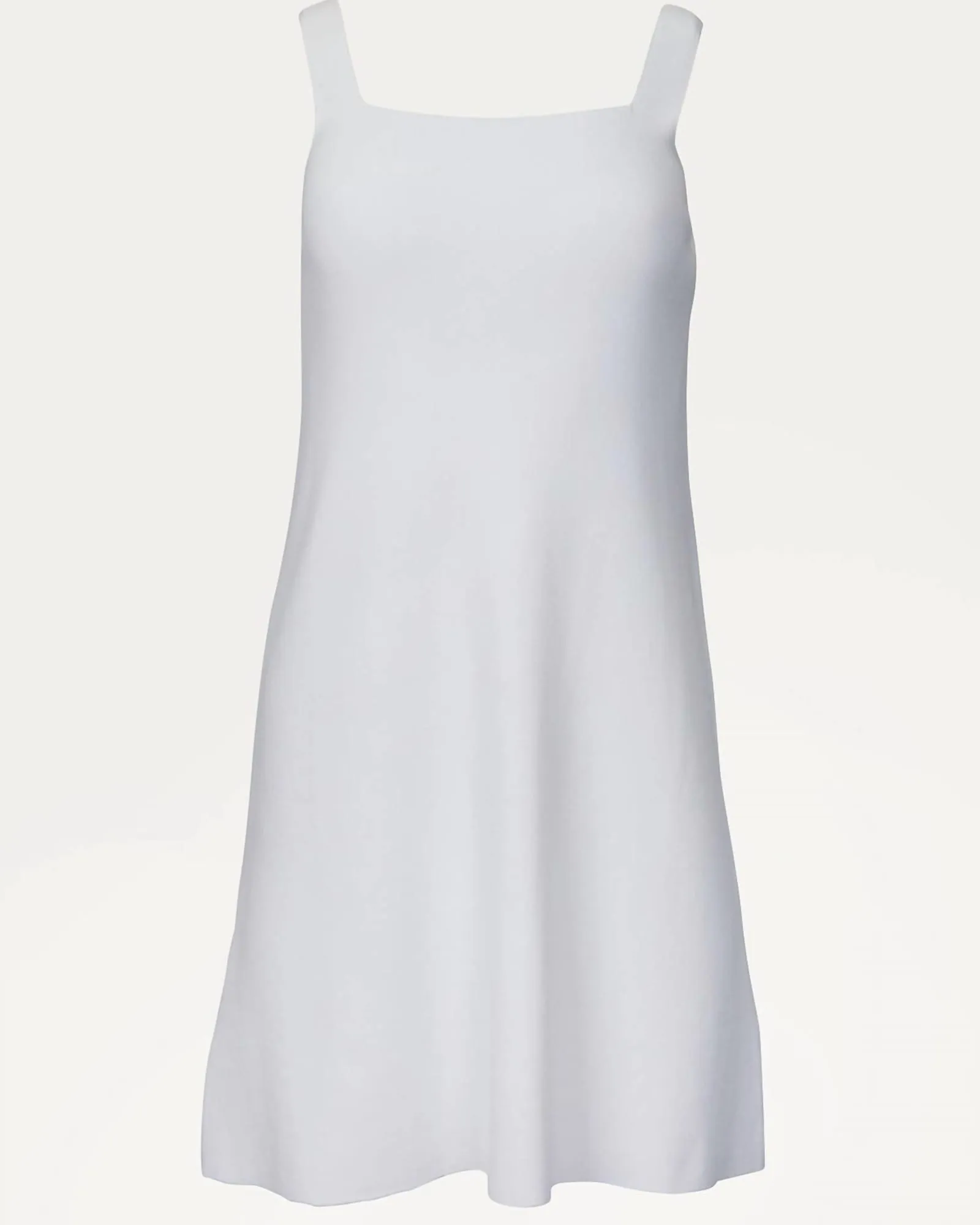 Poppy Knitted Mini Dress in White | White