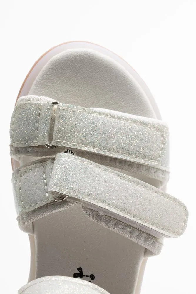 Rainbow Sandal White