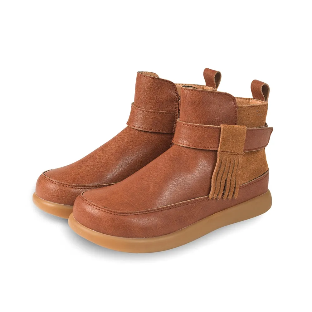 Reese Tassel Non-Slip Kids Ankle Boots