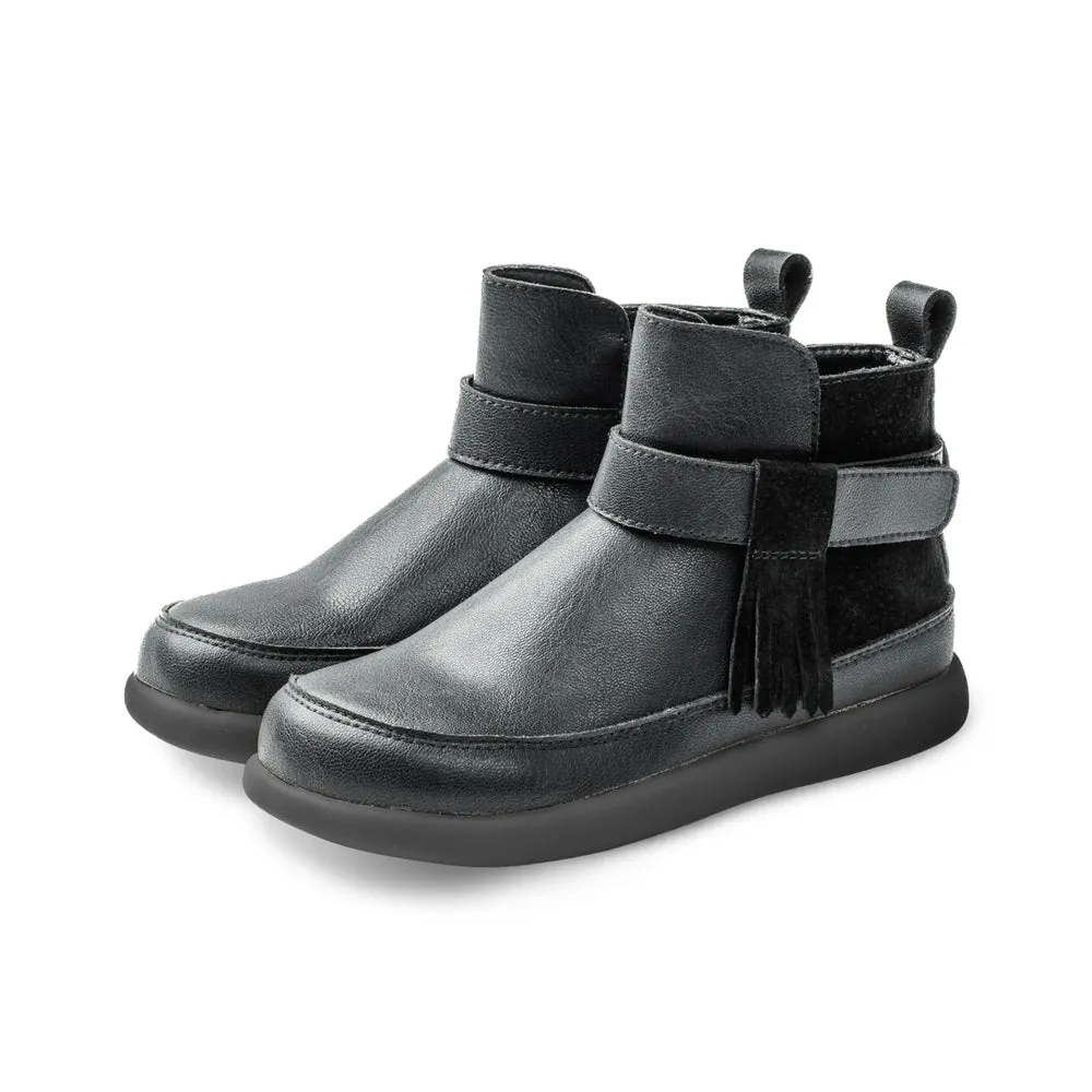 Reese Tassel Non-Slip Kids Ankle Boots