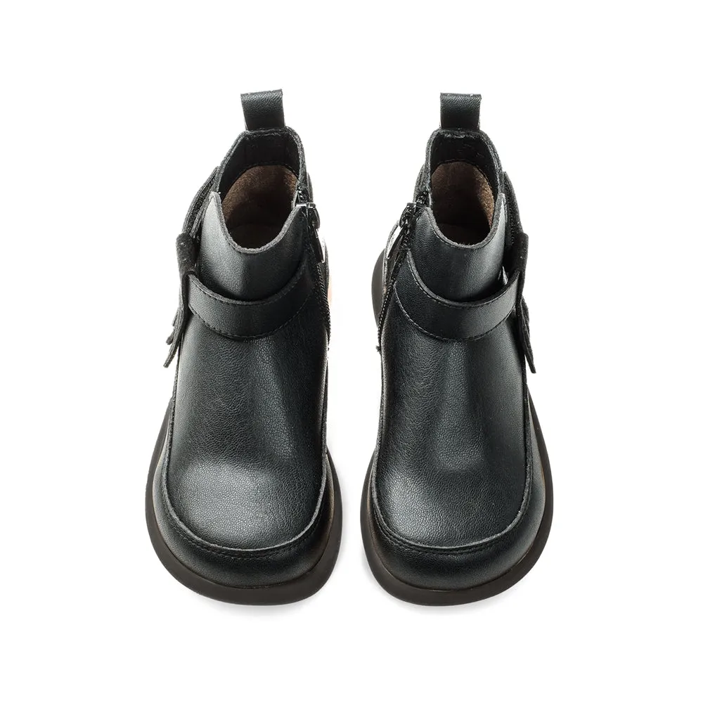 Reese Tassel Non-Slip Kids Ankle Boots