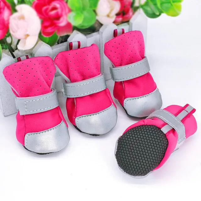 Reflective Boots for french bulldog (WS107)