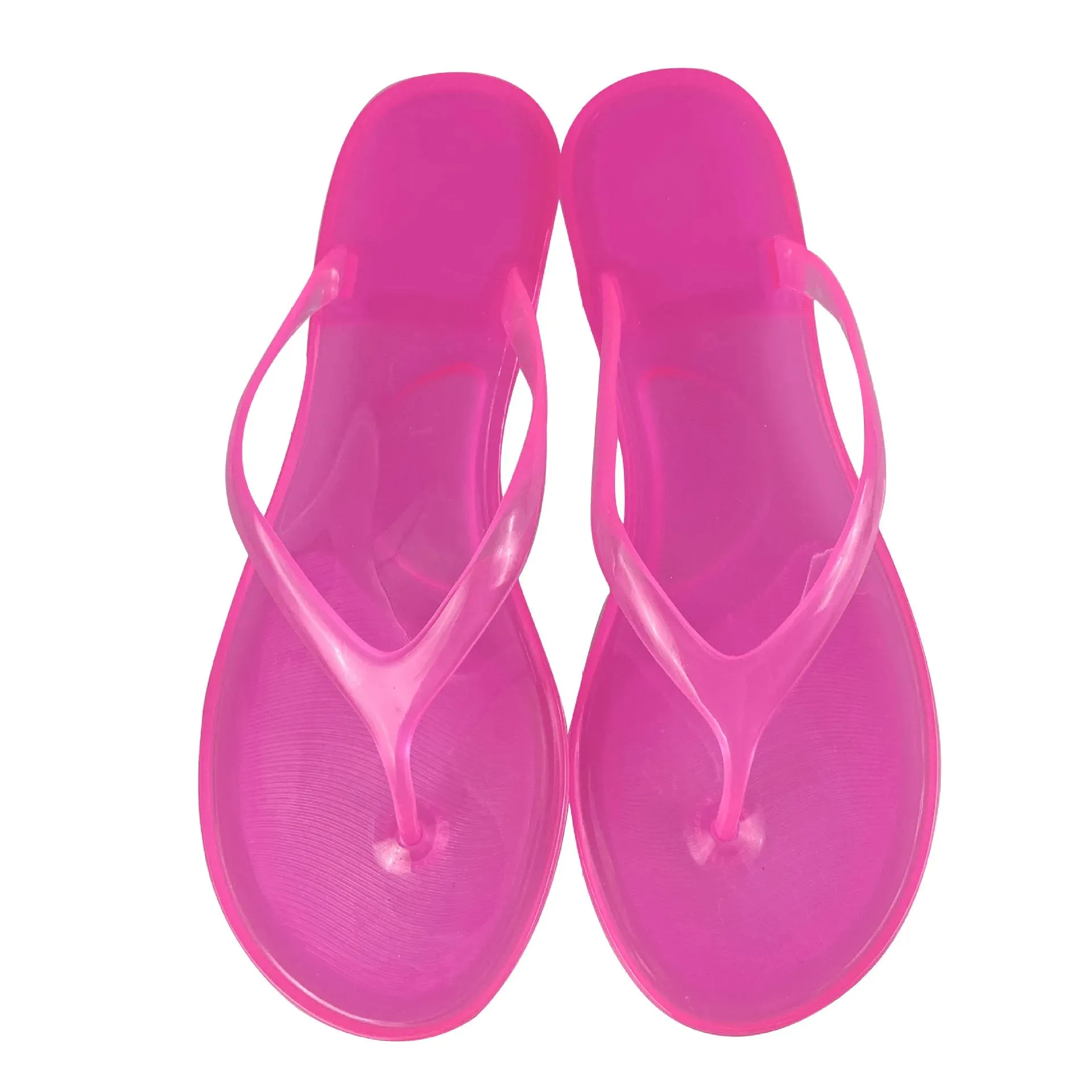 Women's Crystal Flip Flops Slippers Outdoor Beach Anti-slip Slipper Summer Girls Fashion New Transparent Flat Sandals