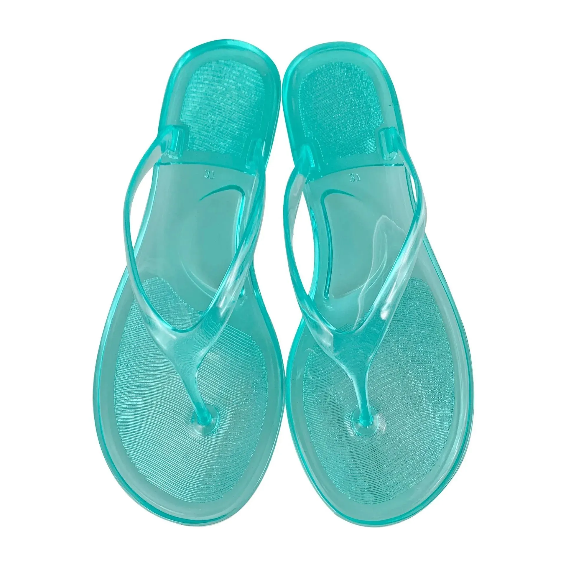 Women's Crystal Flip Flops Slippers Outdoor Beach Anti-slip Slipper Summer Girls Fashion New Transparent Flat Sandals