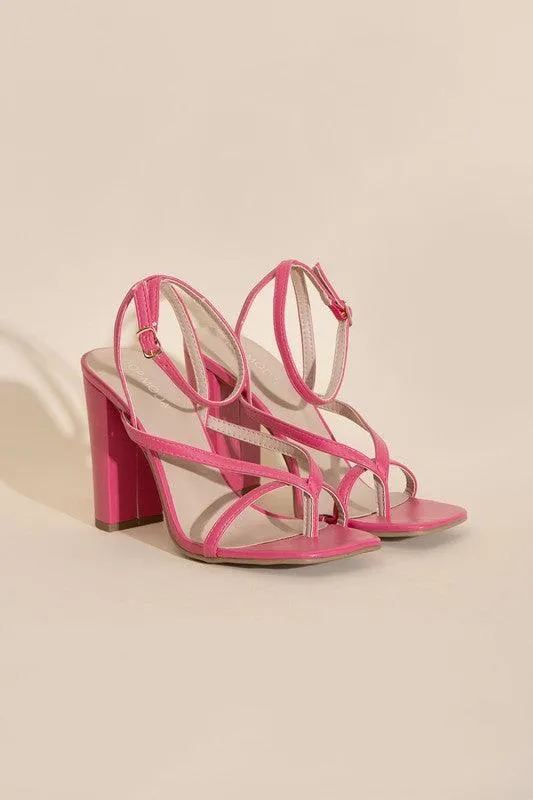 Womens Shoes Style No. Nile-5 Thong Strappy Heels