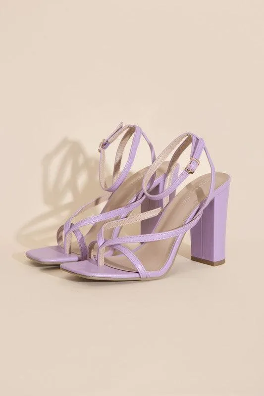 Womens Shoes Style No. Nile-5 Thong Strappy Heels