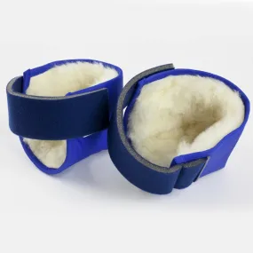 Wool Pile Heel Protectors With Non-Friction Backing